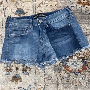 Express jean shorts